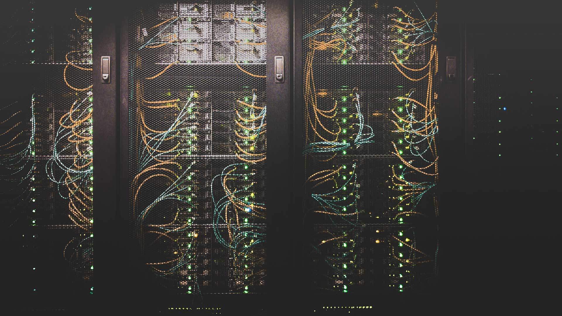 server racks and cabling